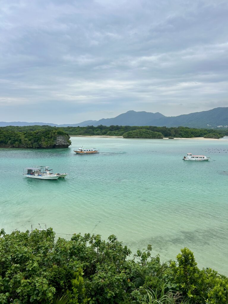 Observation deck overlooking Kariba Bay in Ishigaki