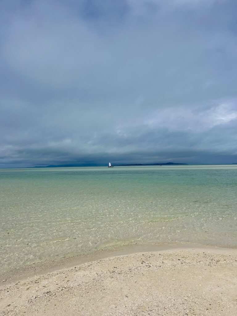 Local beach in Taketomi village